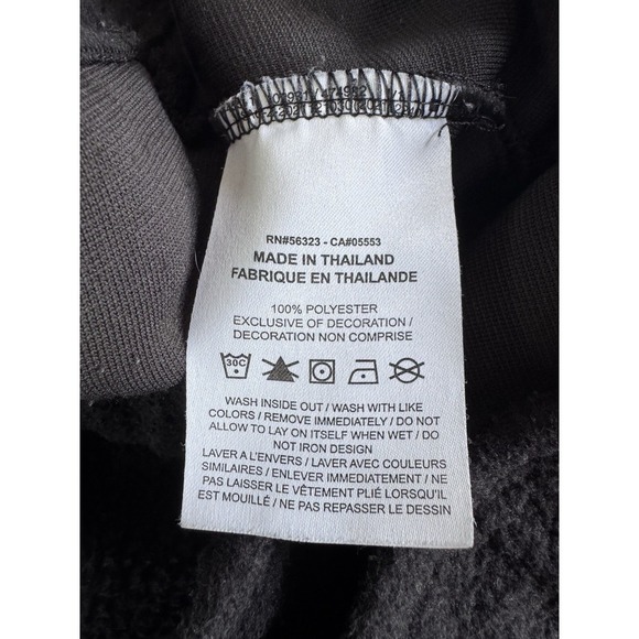 Nike Sherpa Pants 1X Black Joggers Fleece Logo Elastic Waist Soft EUC - Picture 8 of 11